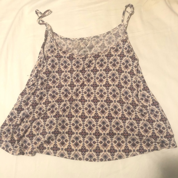 American Eagle pink and purple printed tank - Picture 2 of 3